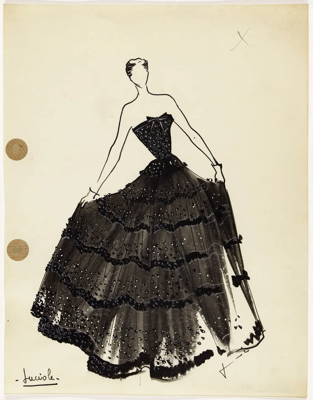 'Luciole', by Carven, 1949