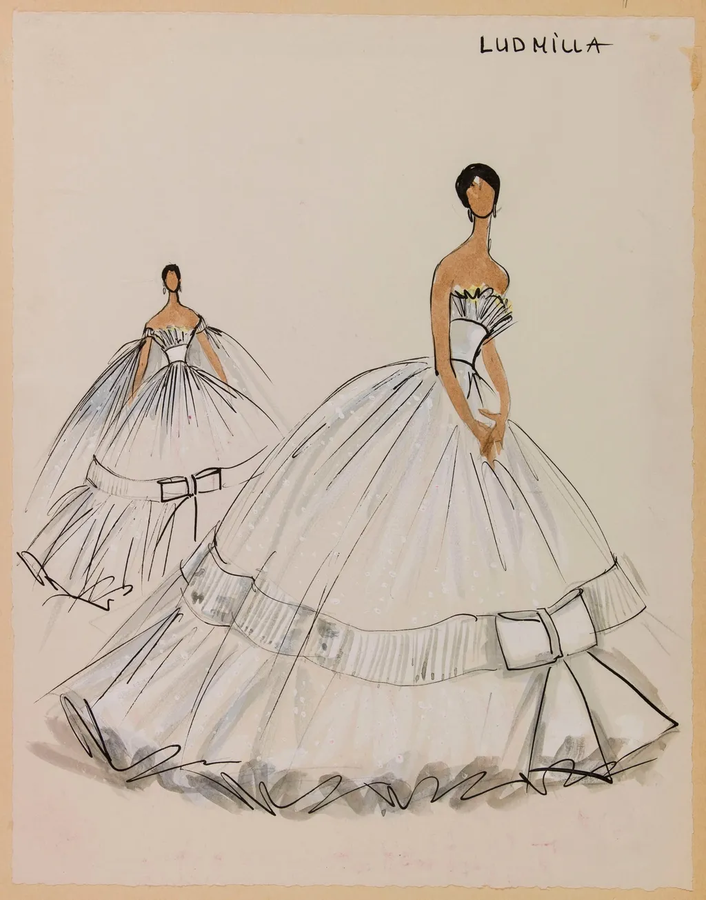 Ludmilla, by Carven, 1956