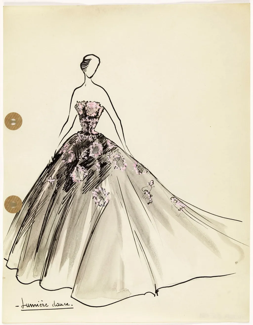 'Lumière douce', by Carven, 1949