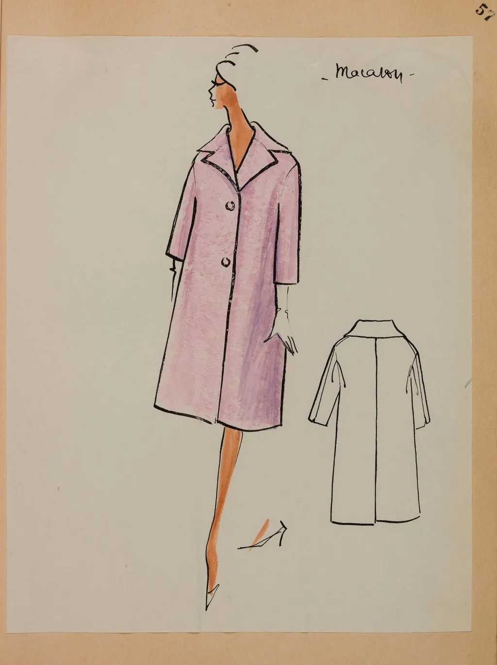 Macaron, by Carven, 1958