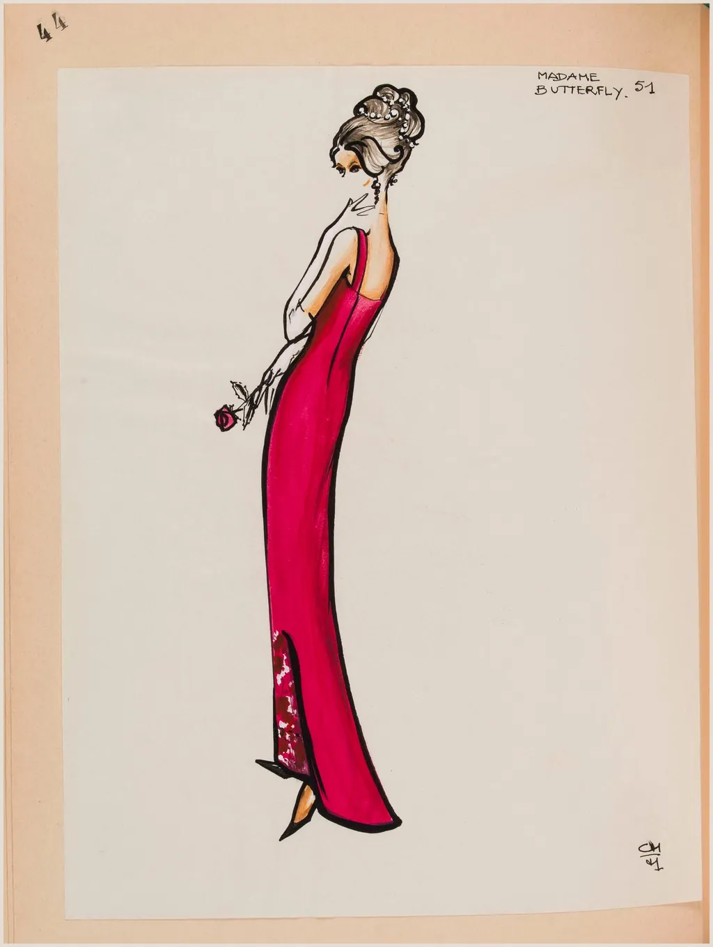 Madame Butterfly, by Carven, 1963