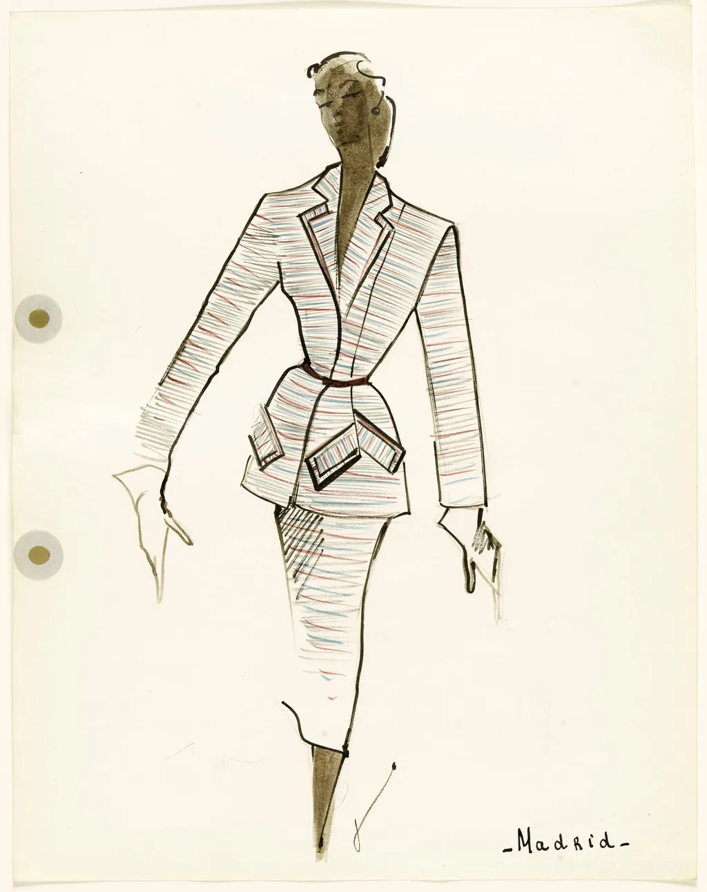 'Madrid', by Carven, 1951