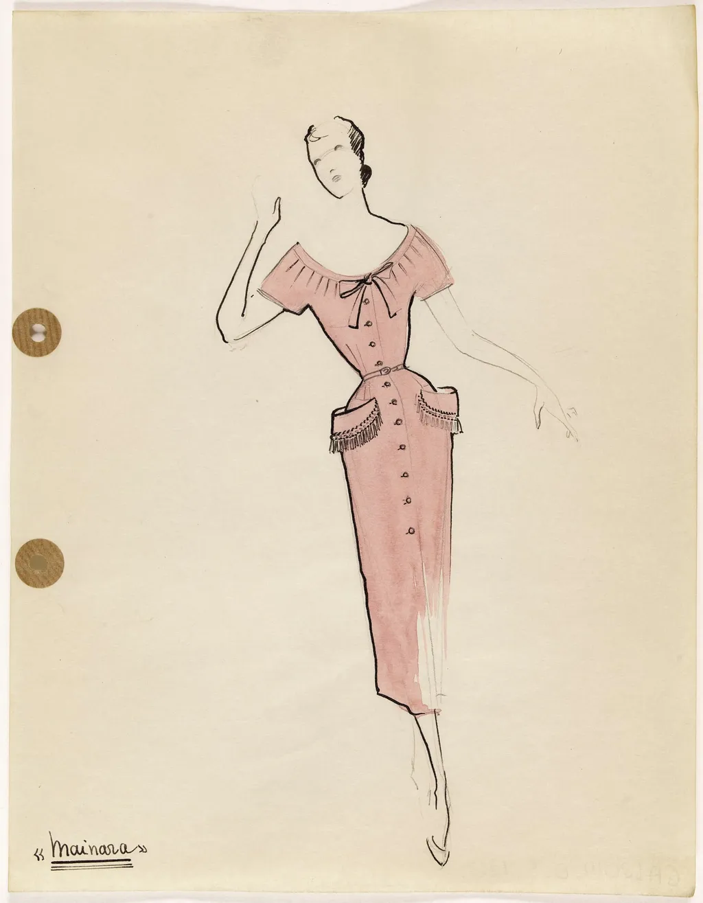 'Mainara', by Carven, 1949