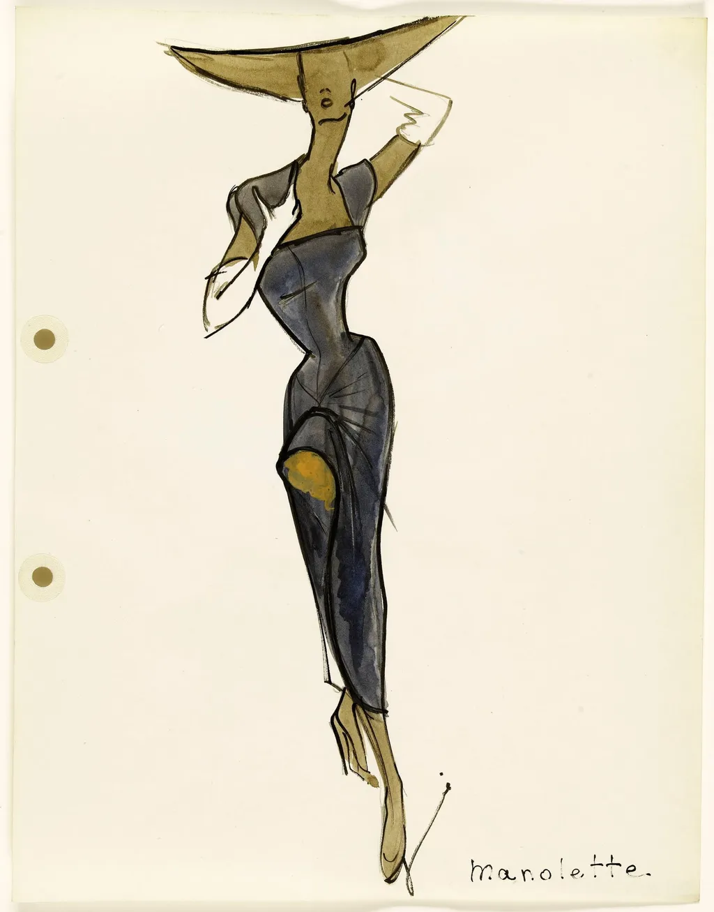 'Manolette', by Carven, 1951