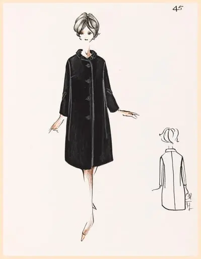 Manteau noir, by Carven