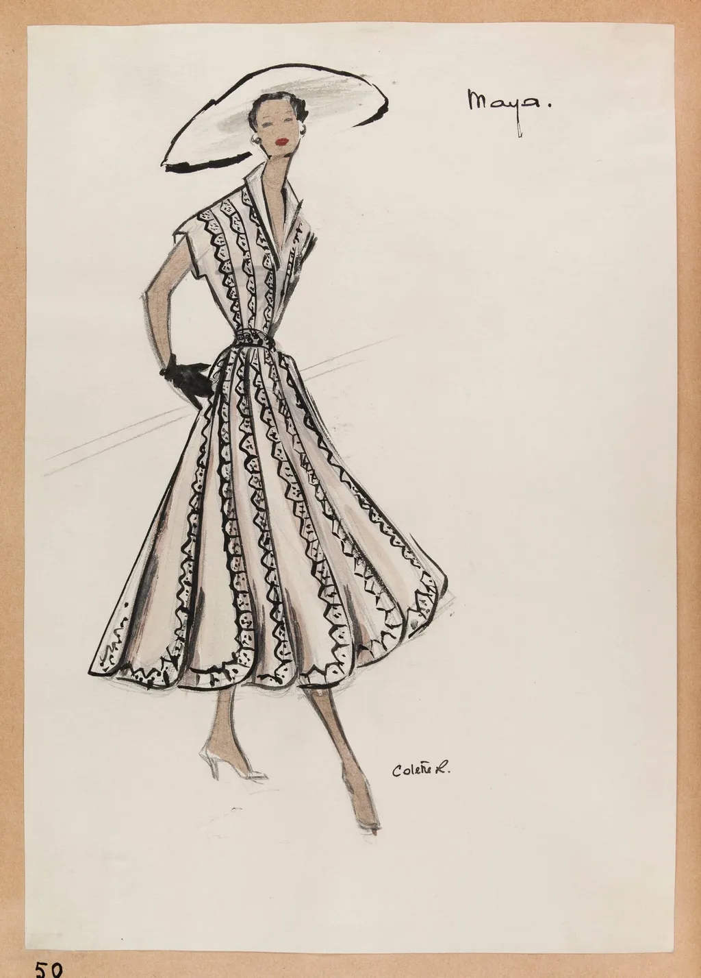 Maya, by Carven, 1951