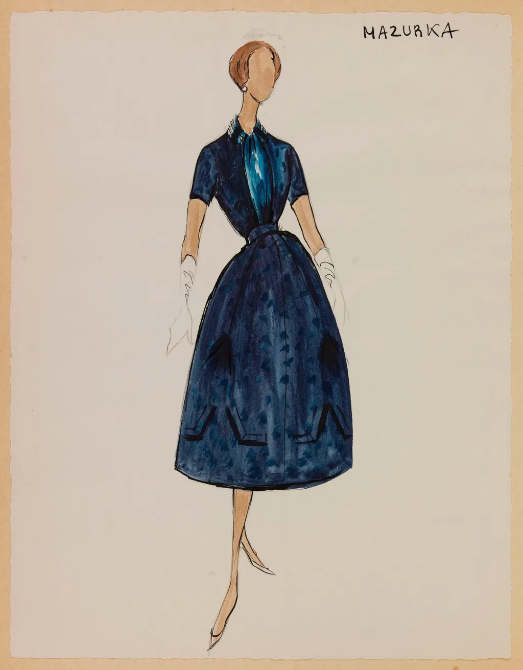 Mazurka, by Carven, 1956