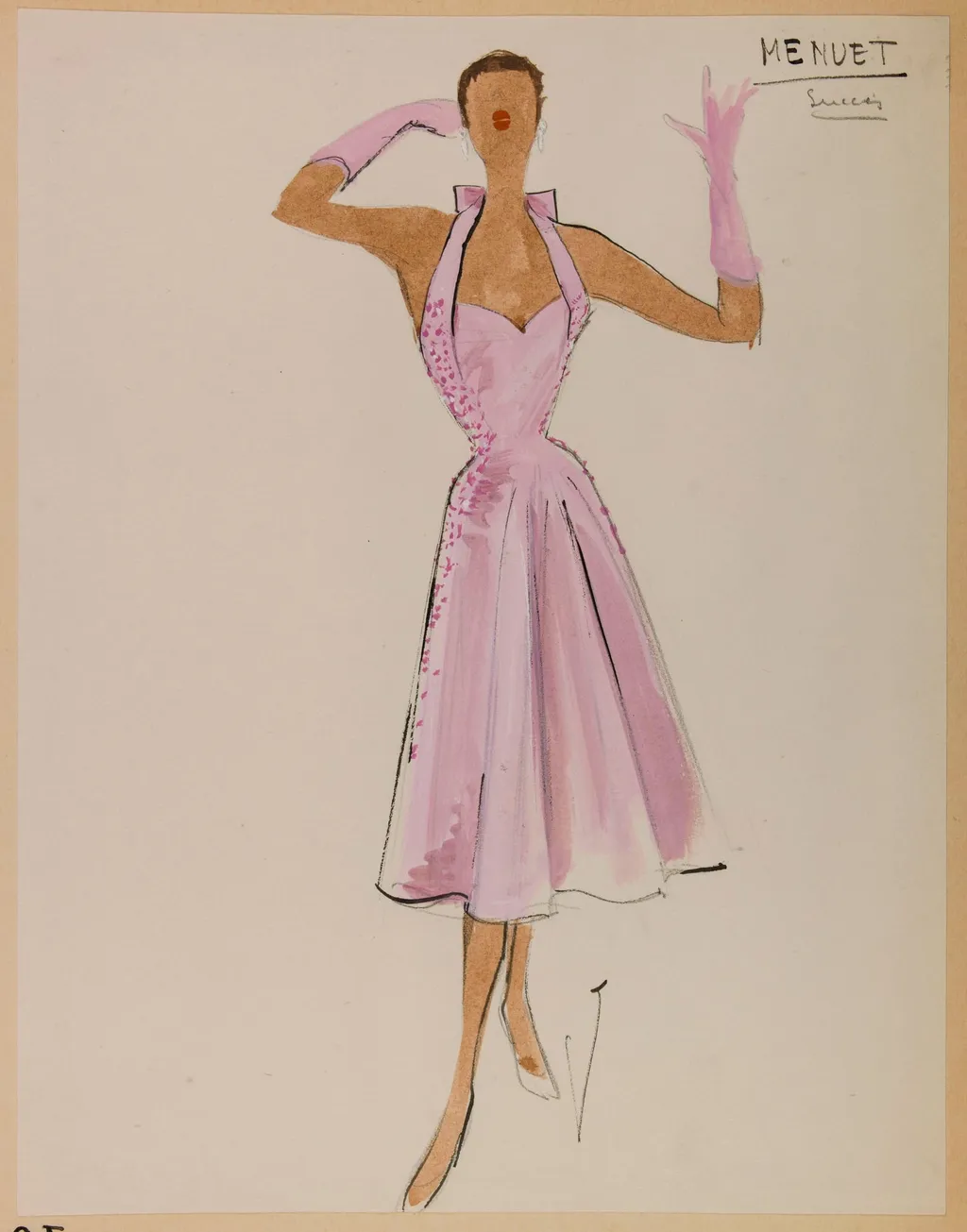 Menuet, by Carven, 1953