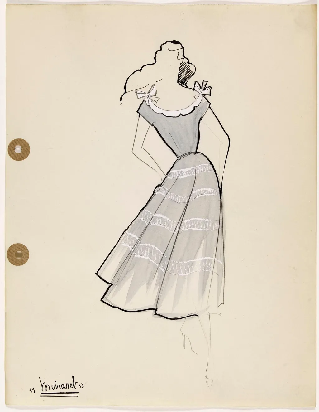 'Minaret', by Carven, 1949