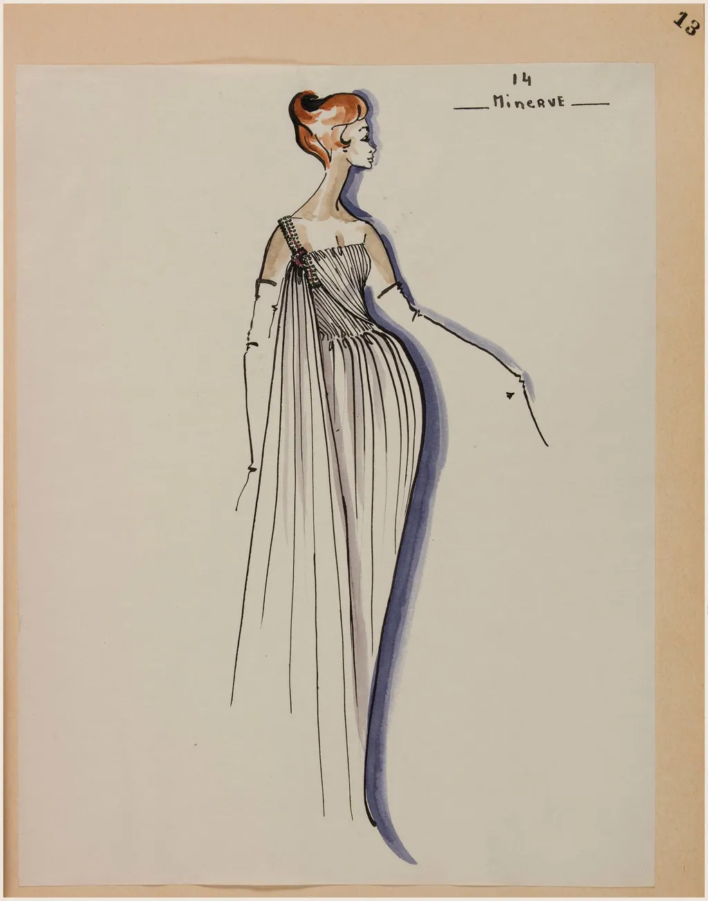 Minerve, by Carven, 1958