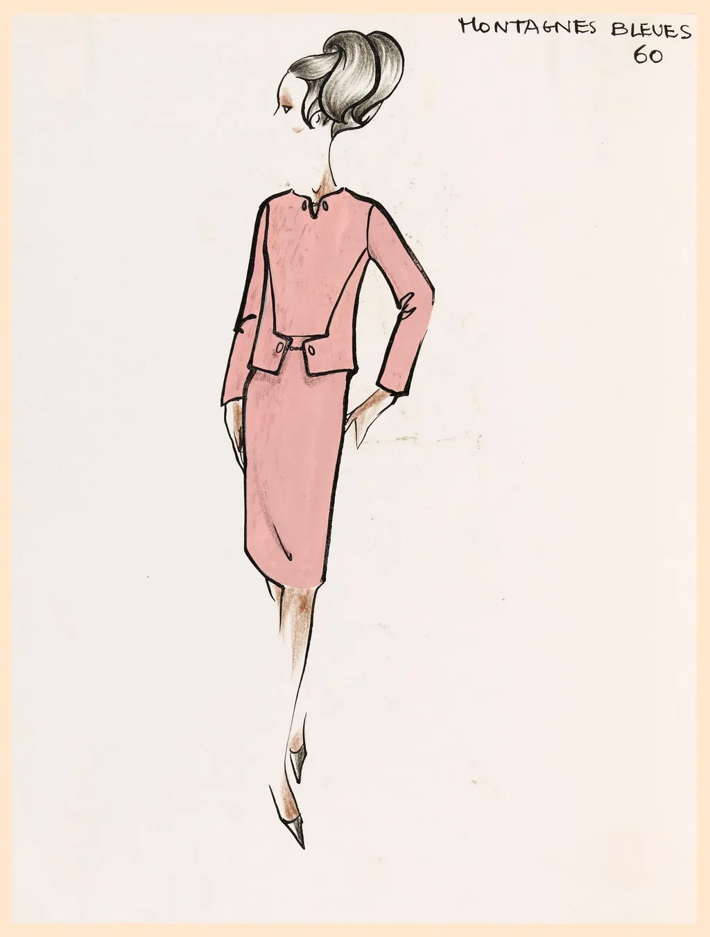 Montagnes bleues, by Carven, 1962