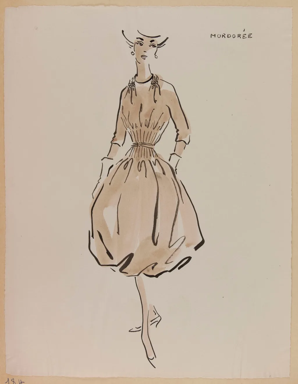 Mordorée, by Carven, 1956