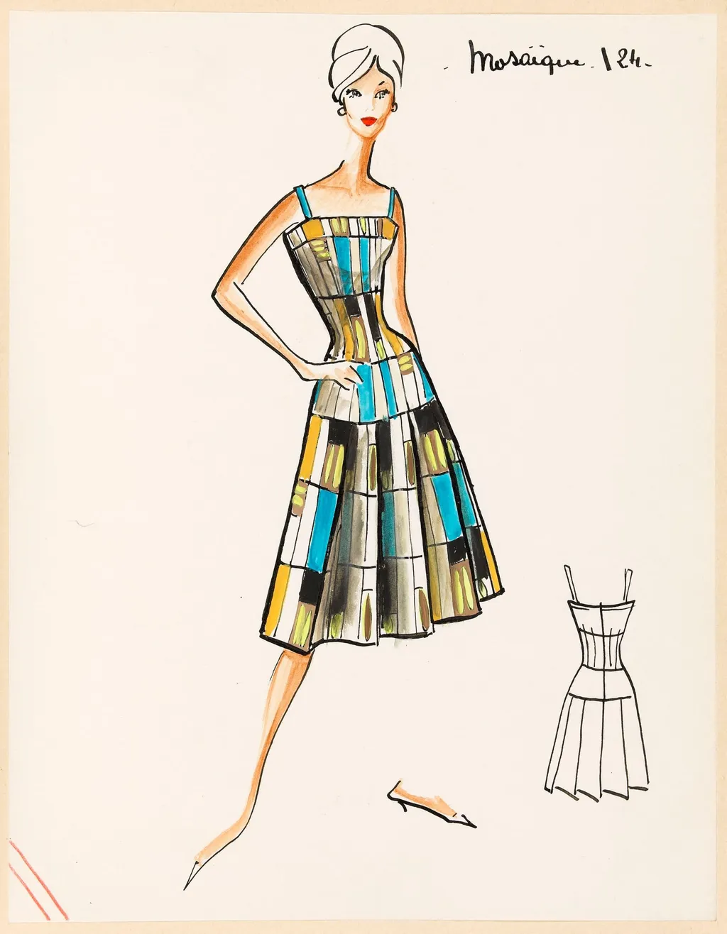 Mosaïque, by Carven, 1959