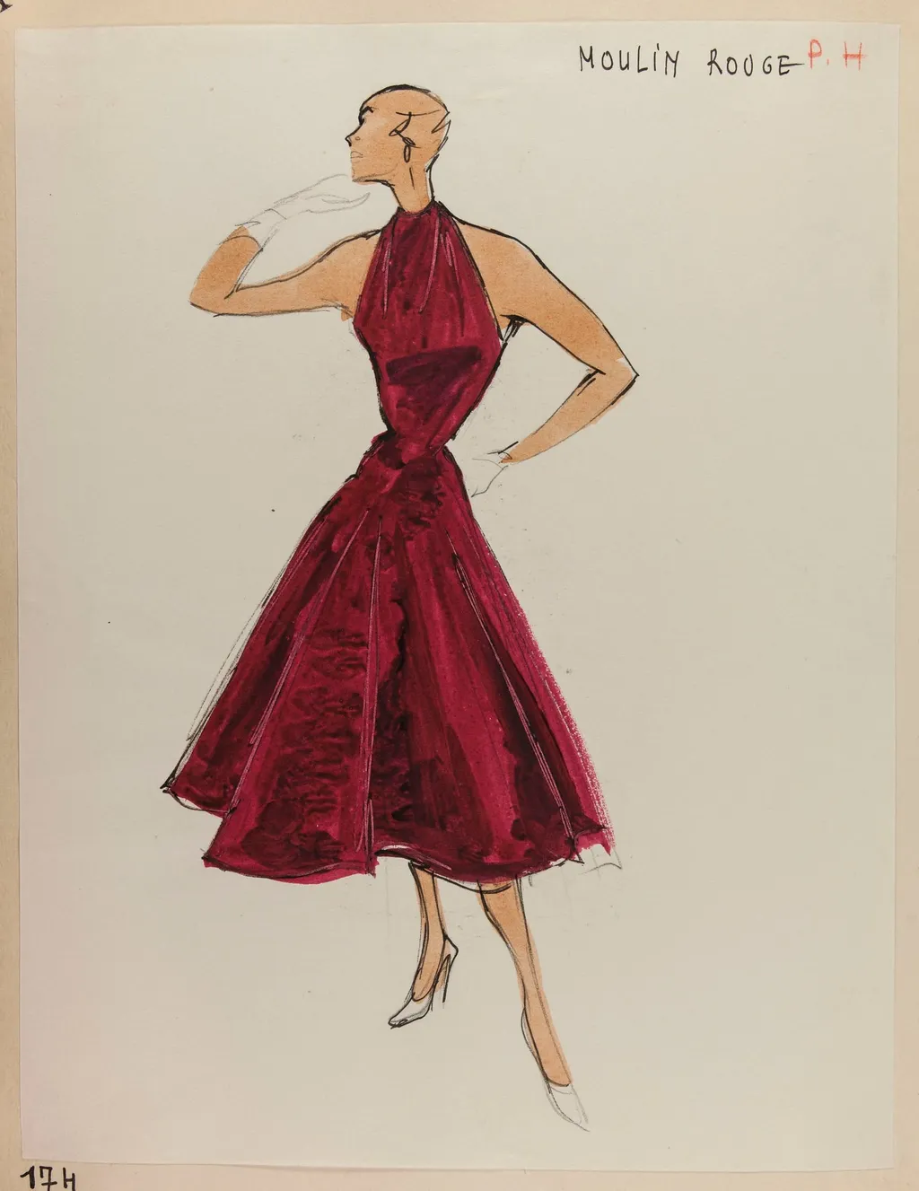 Moulin rouge, by Carven, 1952