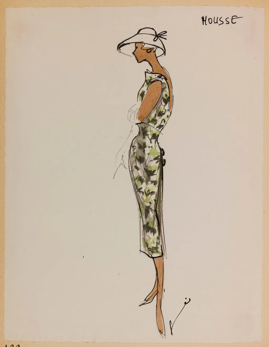 Mousse, by Carven, 1956