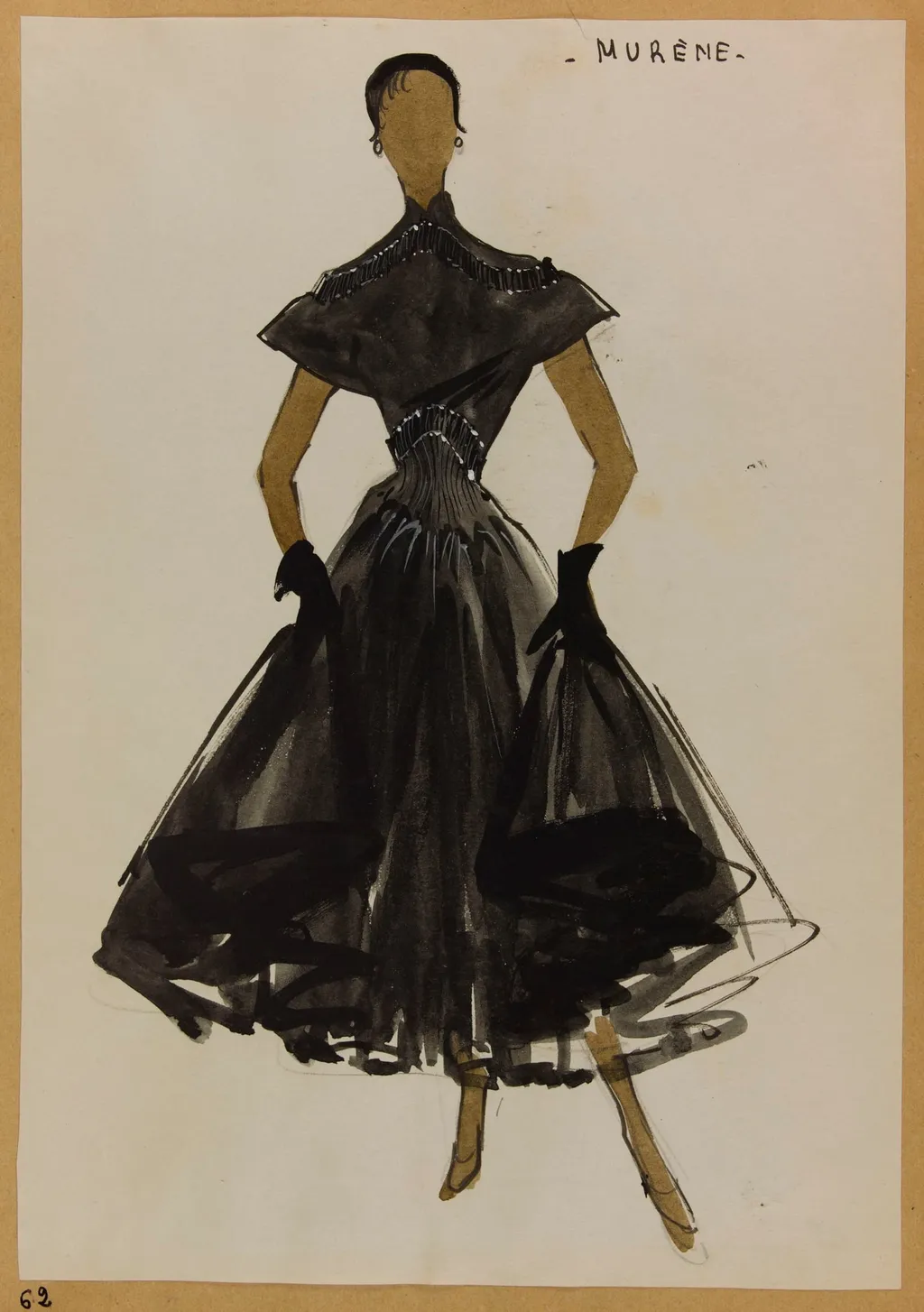 Murène, by Carven, 1952
