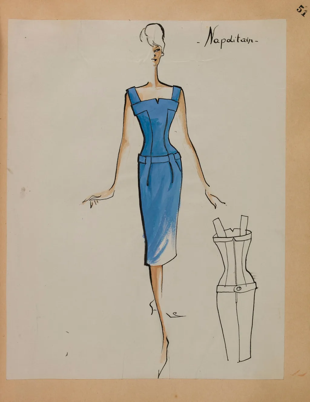 Napolitain, by Carven, 1958