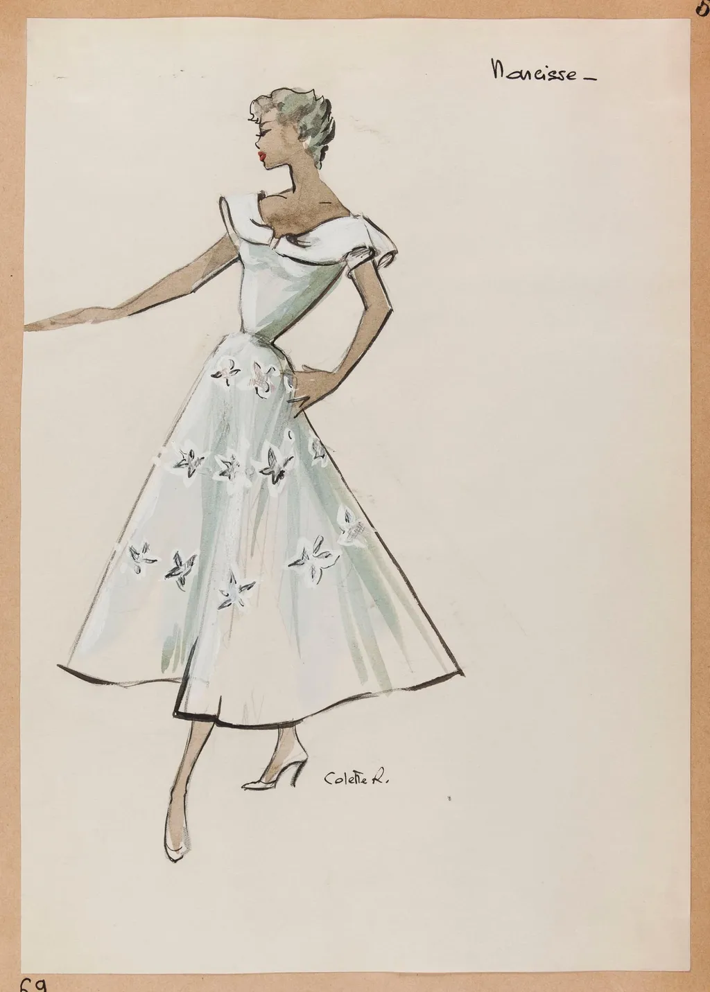 Narcisse, by Carven, 1951