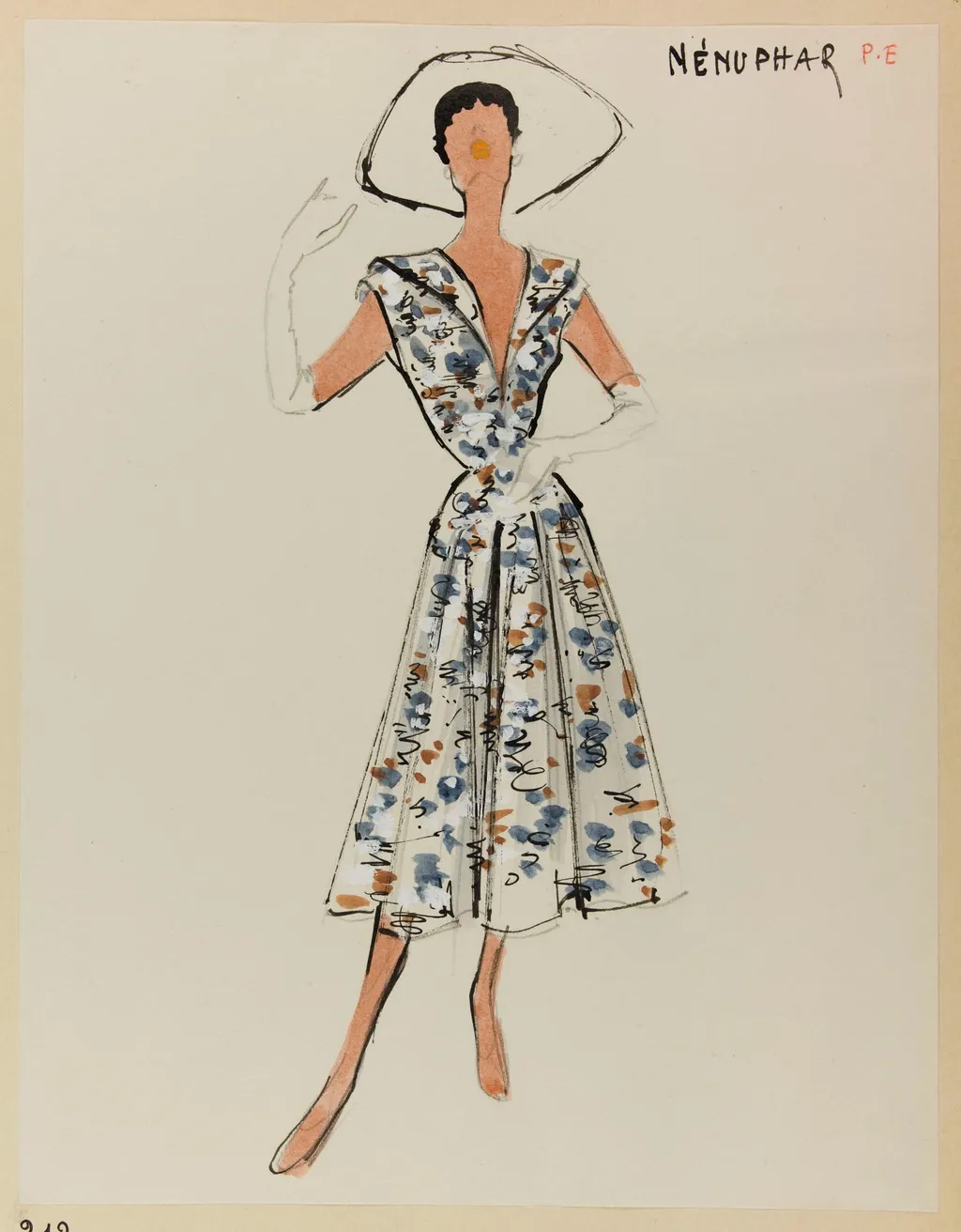 Nénuphar, by Carven, 1953