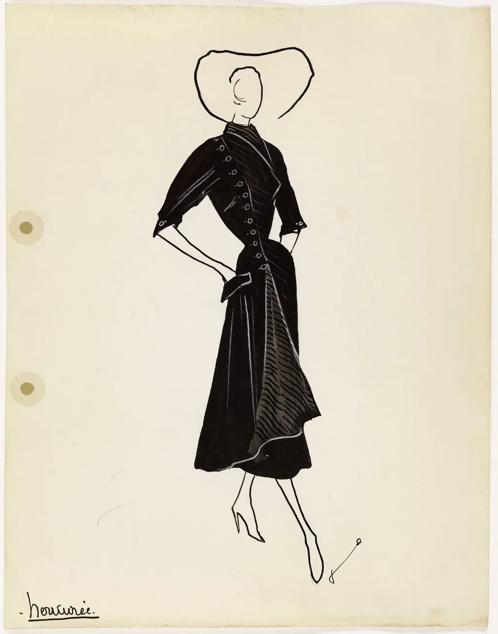 'Nervrirée', by Carven, 1949