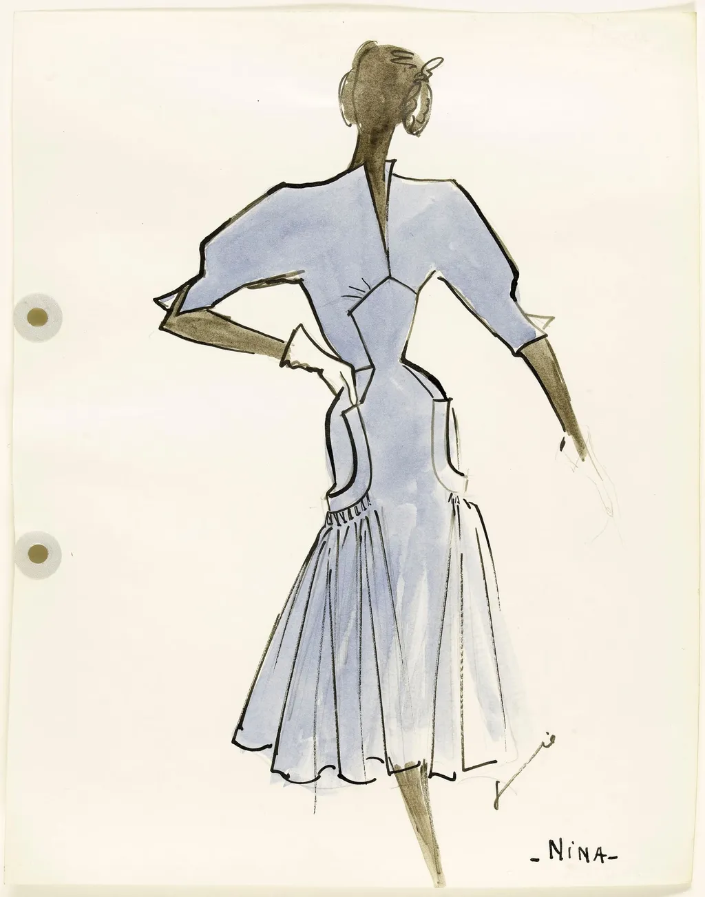 'Nina', by Carven, 1951