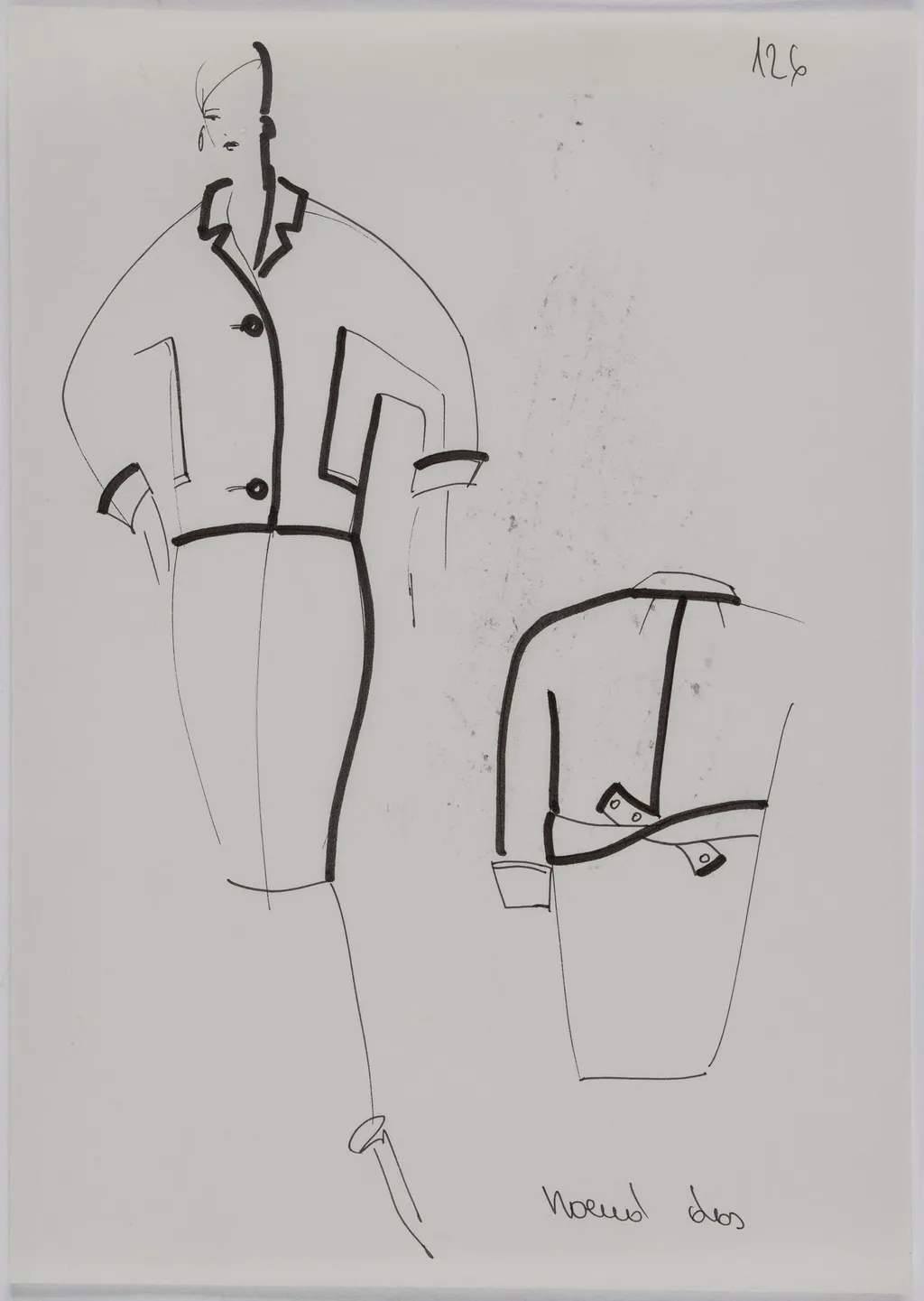 Noeud dos, by Carven, 1960