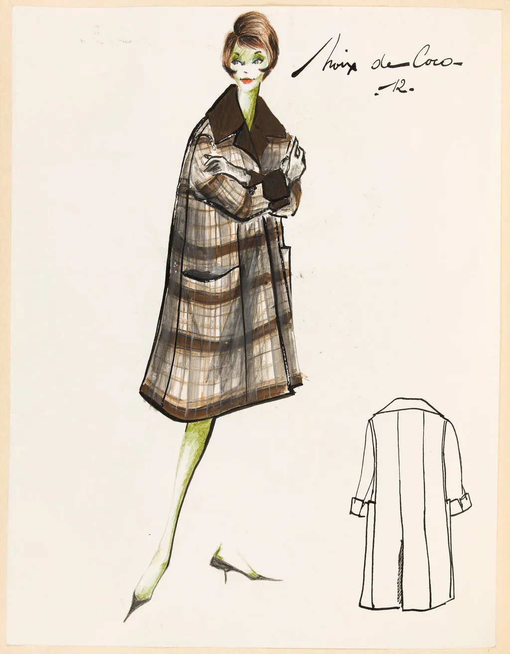 Noix de coco, by Carven, 1959