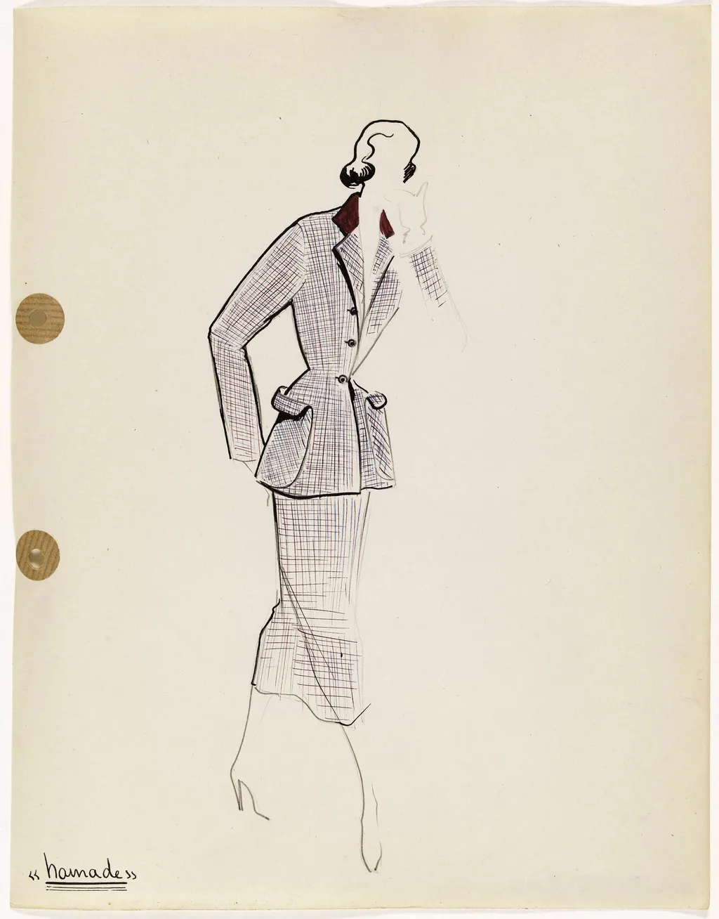 'Nomade', by Carven, 1949