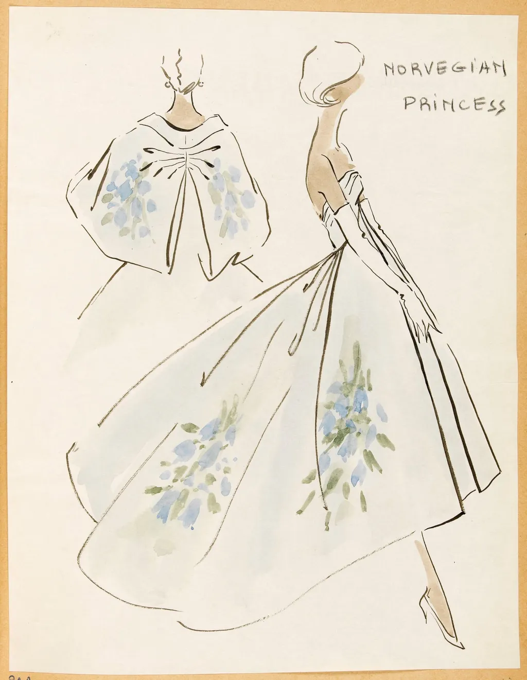 Norvegian princess, by Carven, 1957