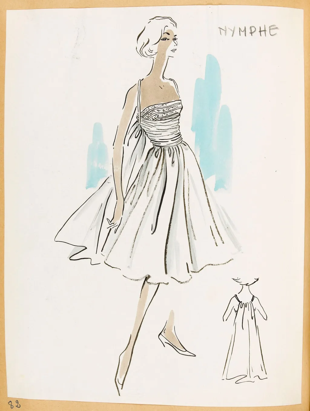 Nymphe, by Carven, 1957