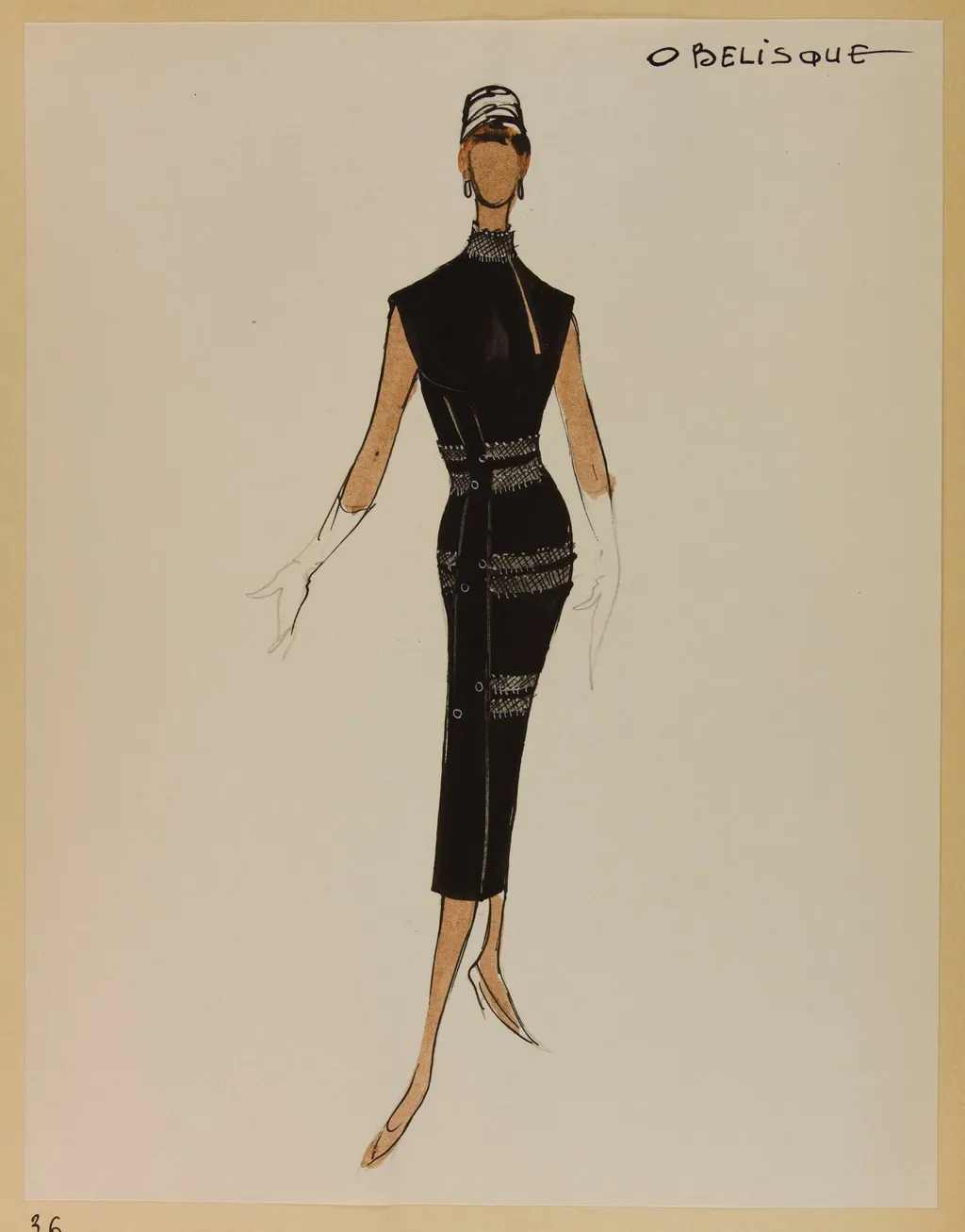 Obélisque, by Carven, 1955