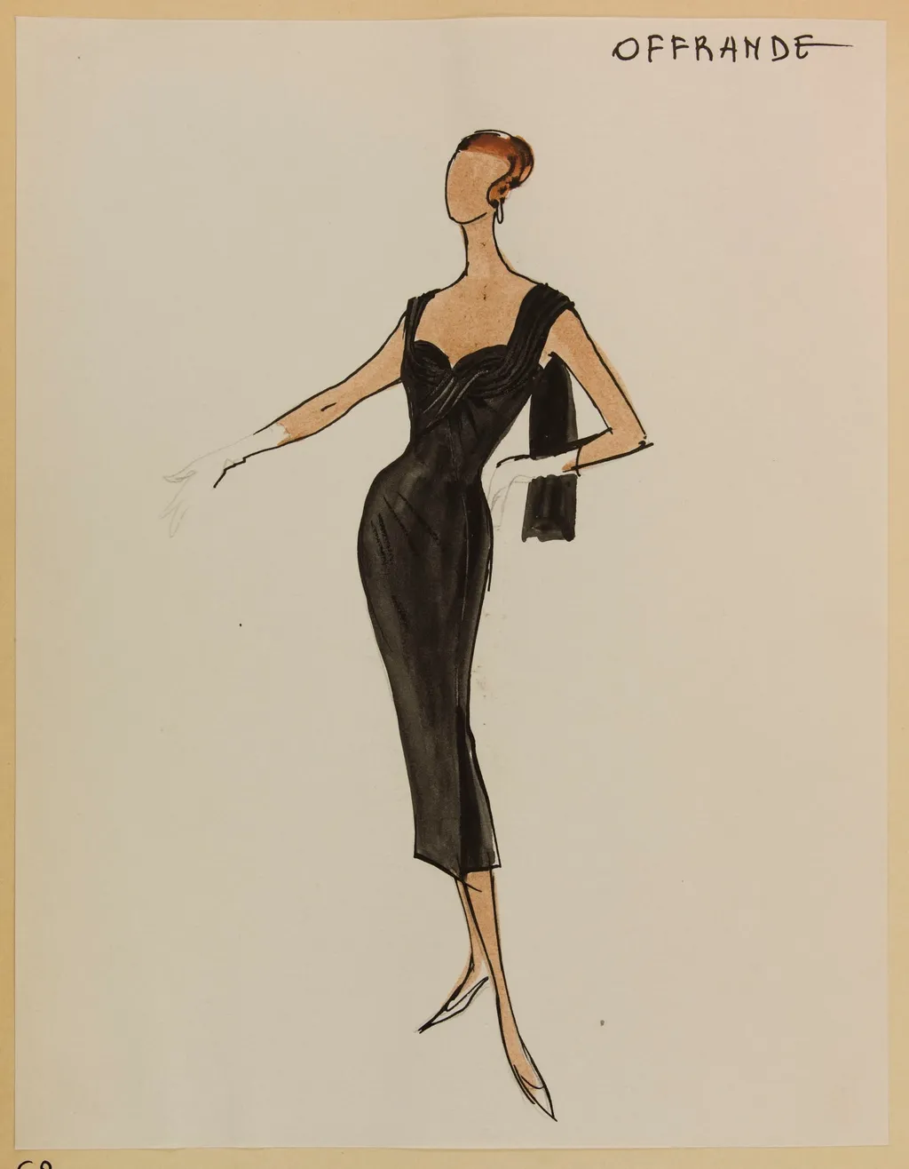 Offrande, by Carven, 1955