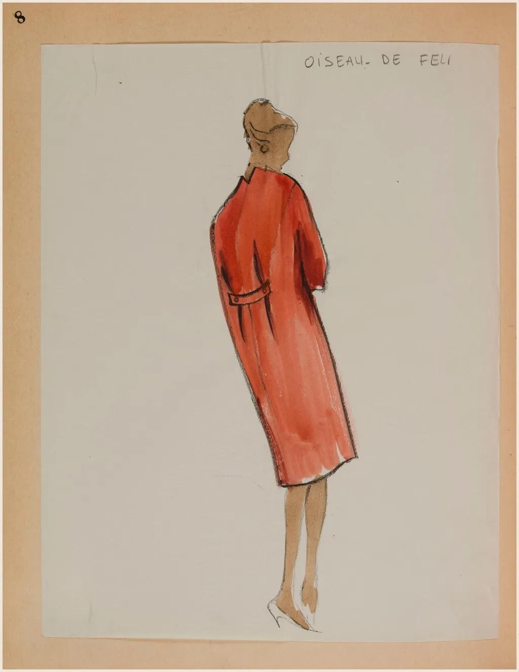 Oiseau de feu, by Carven, 1958