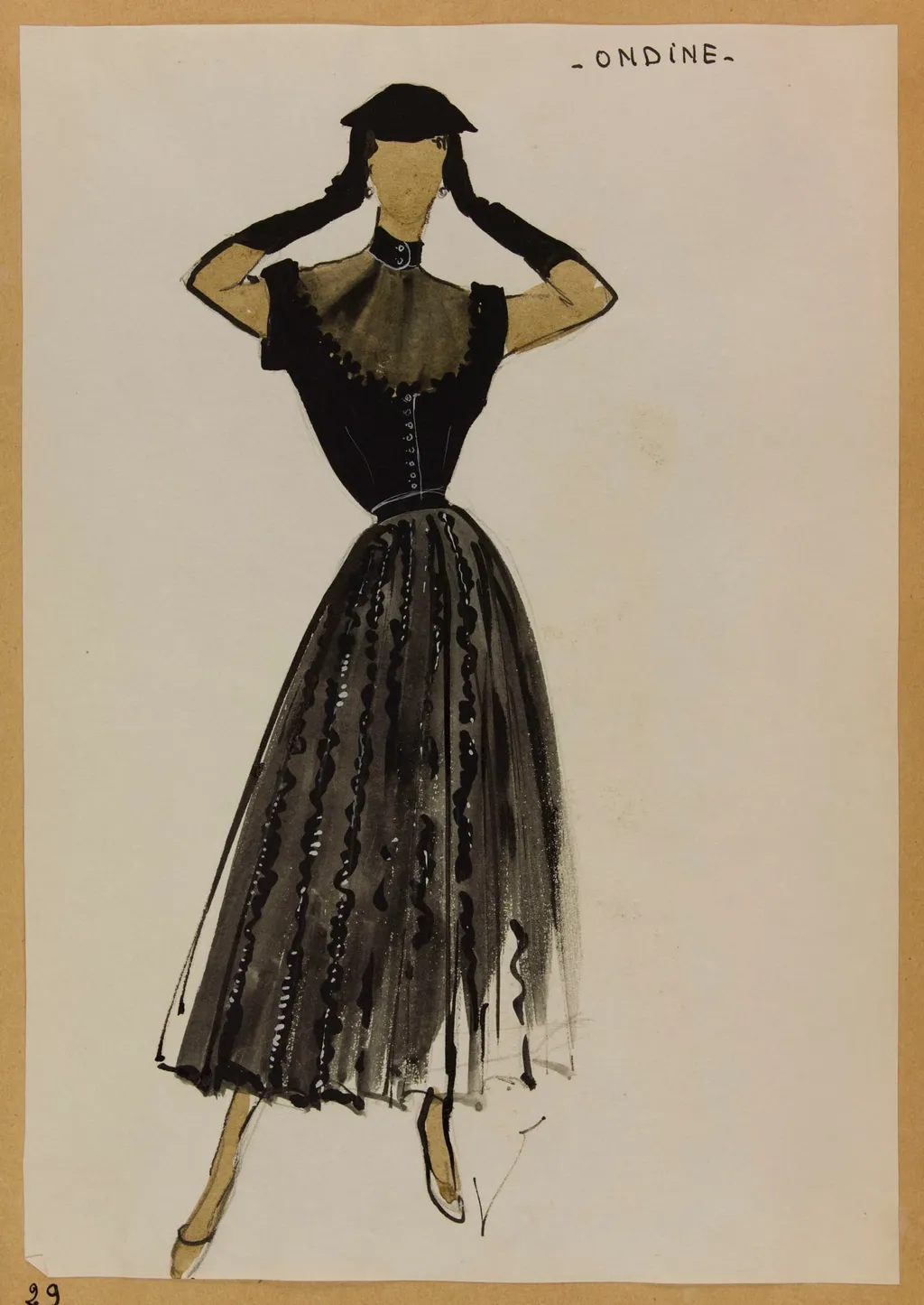 Ondine, by Carven, 1952