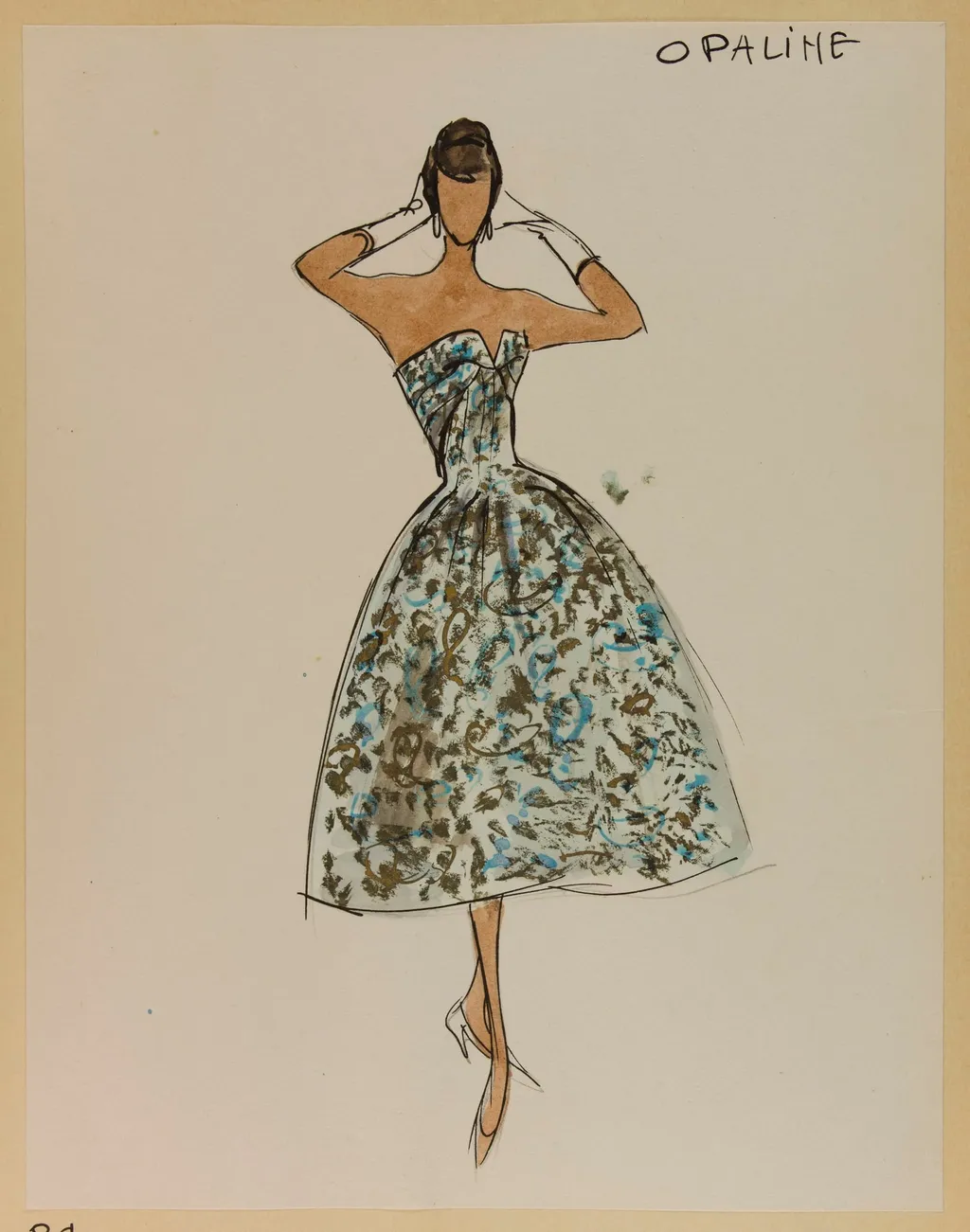 Opaline, by Carven, 1955