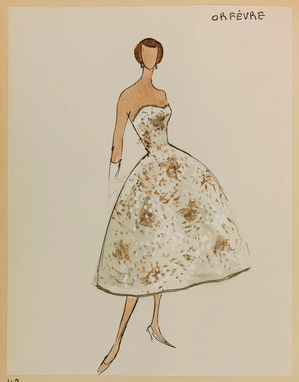 Orfèvre, by Carven, 1955