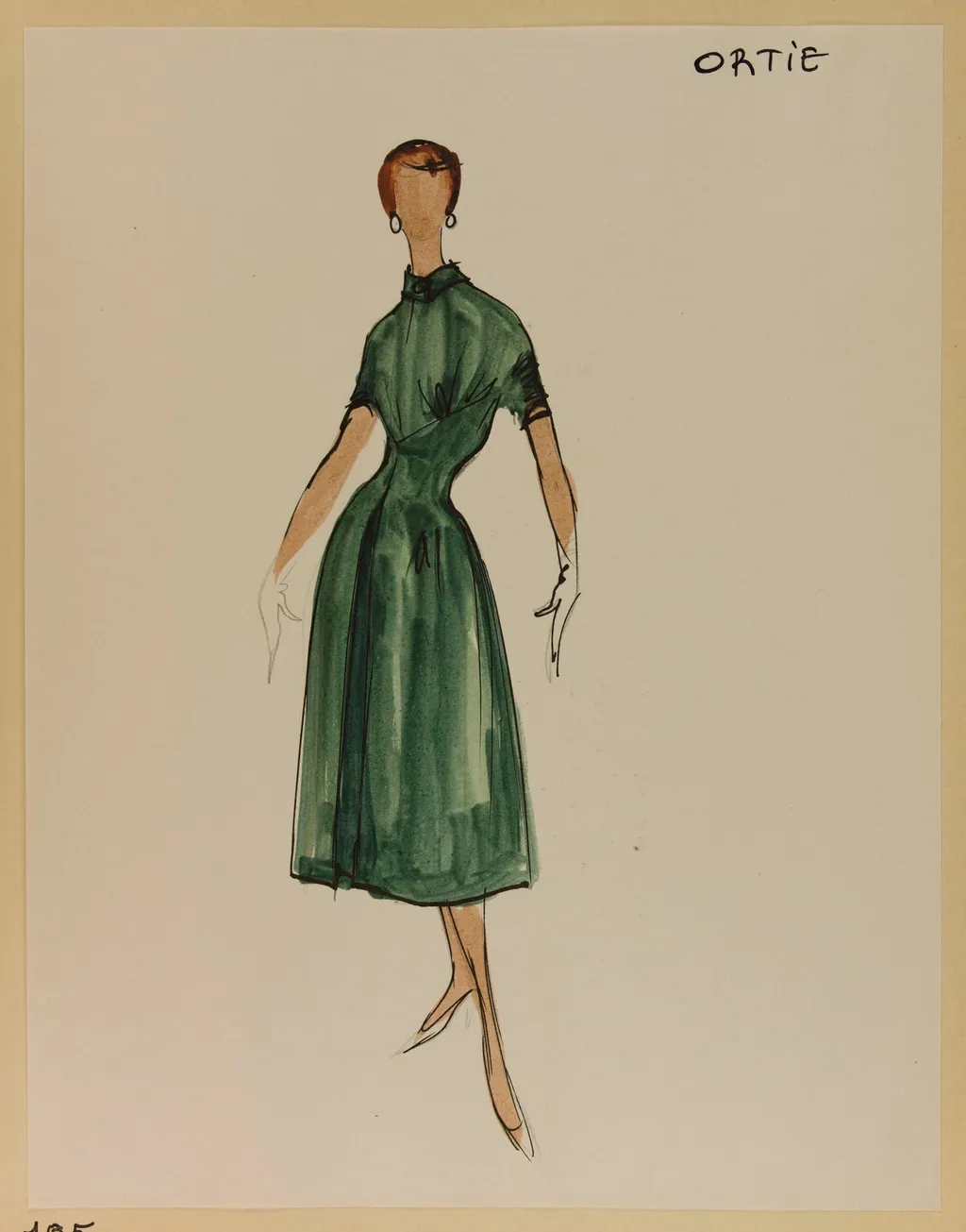 Ortie, by Carven, 1955