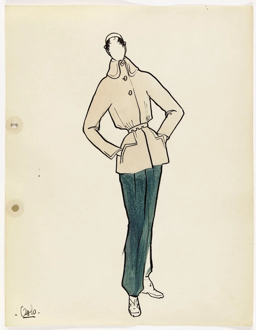'Oslo', by Carven, 1949