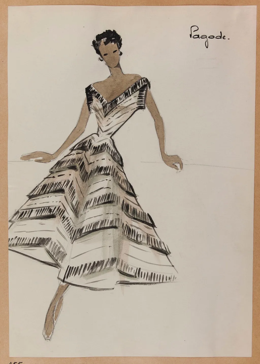 Pagode, by Carven, 1951