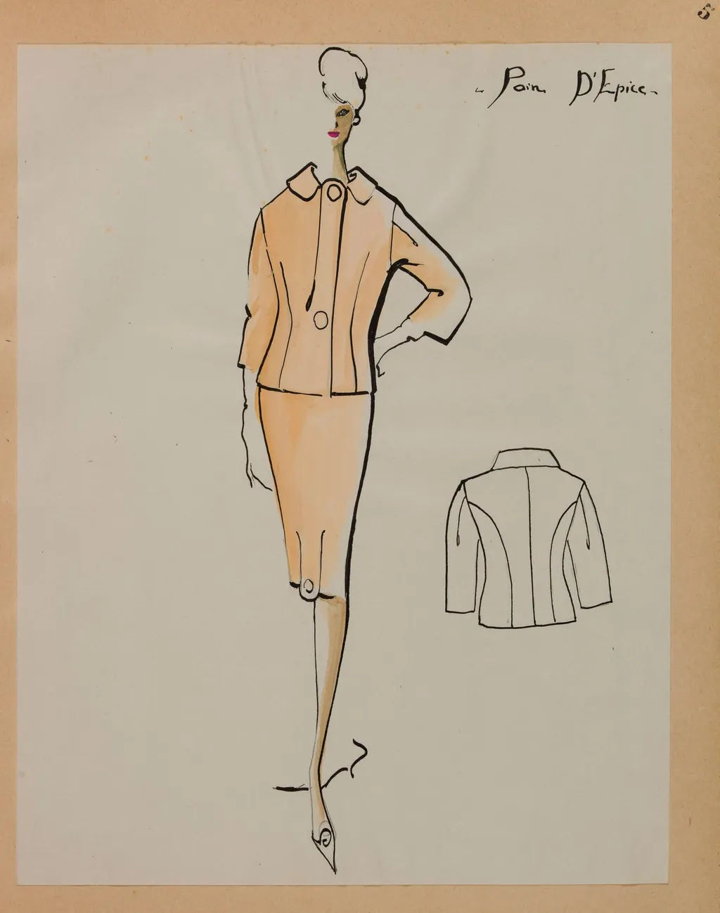 Pain d'épice, by Carven, 1958