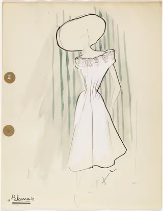 'Palama', by Carven, 1949
