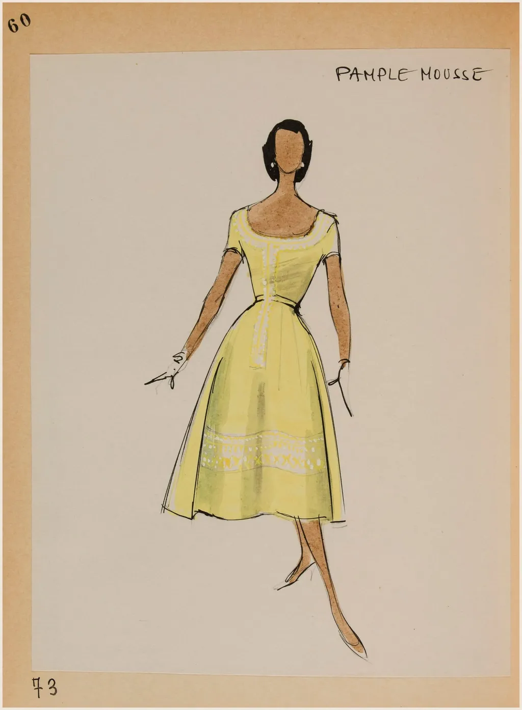 Pamplemousse, by Carven, 1956