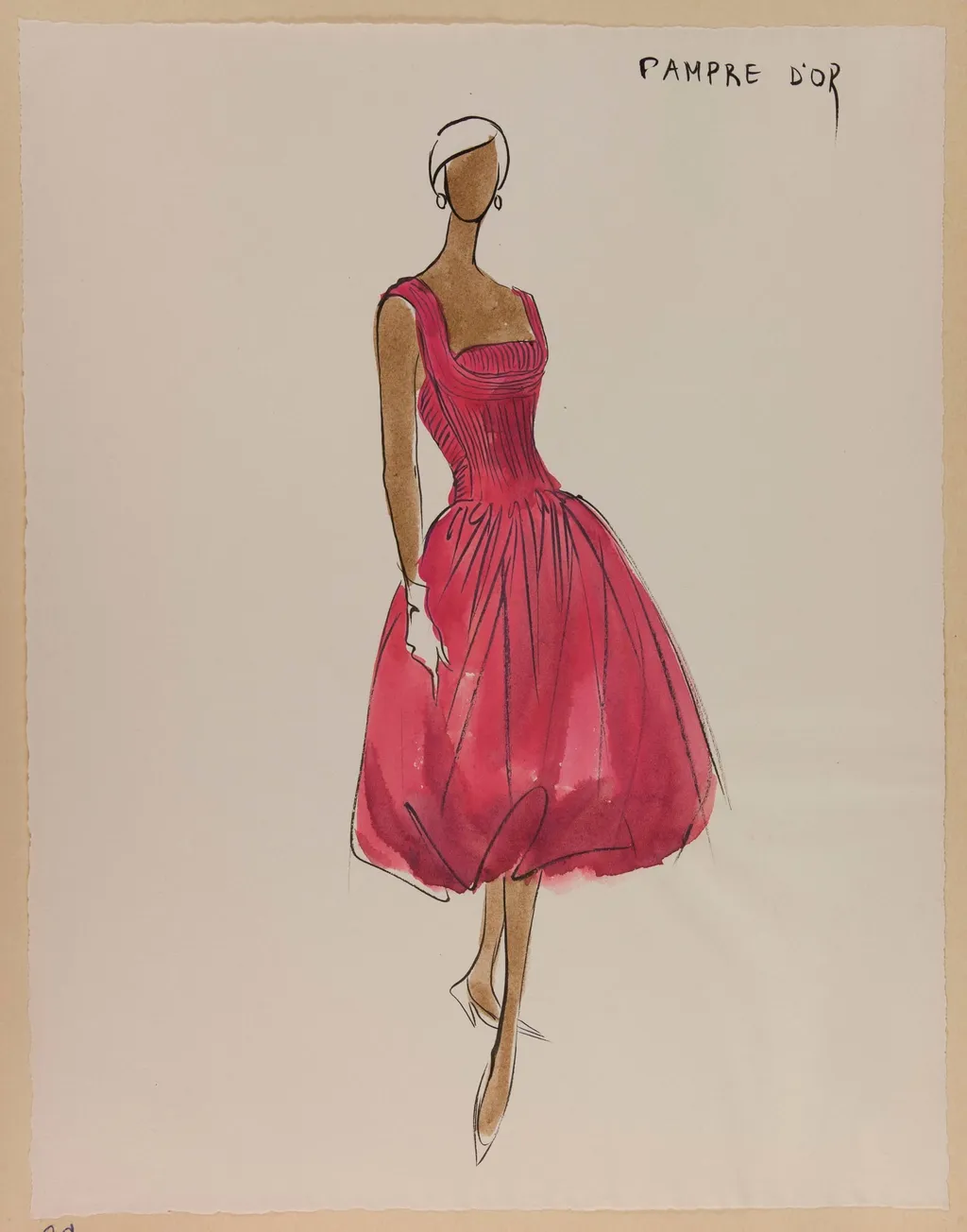Pampre d'or, by Carven, 1956