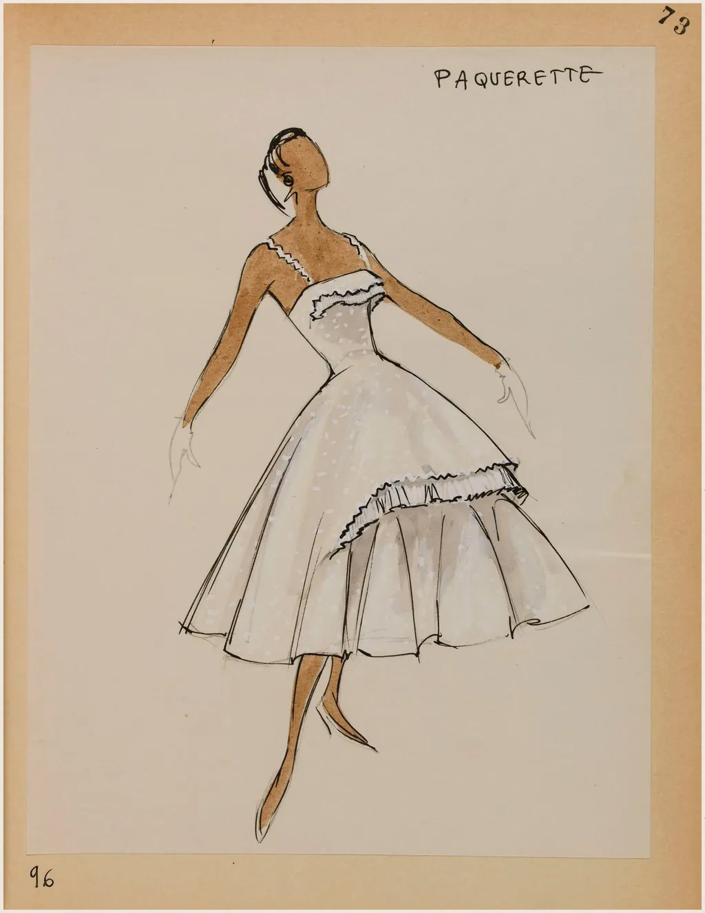 Pâquerette, by Carven, 1956