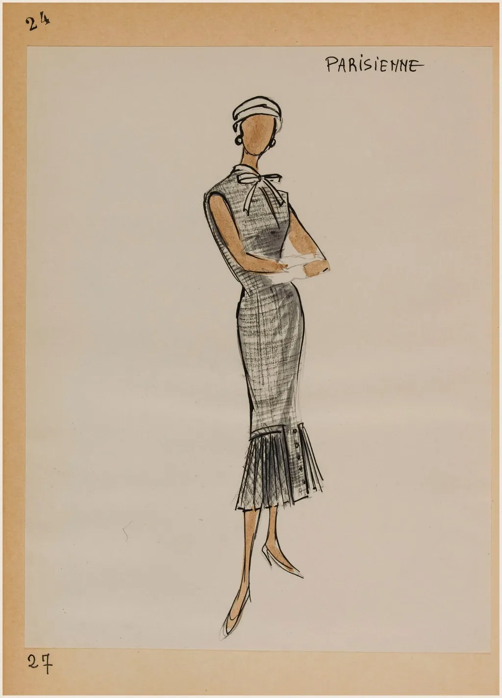 Parisienne, by Carven, 1956