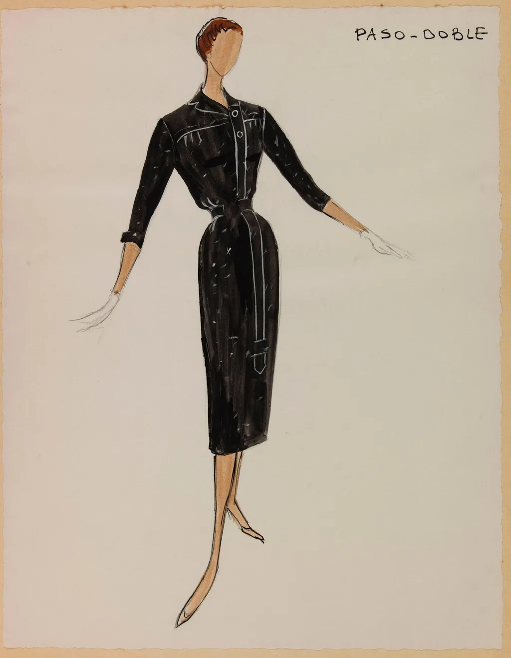 Paso-doble, by Carven, 1956