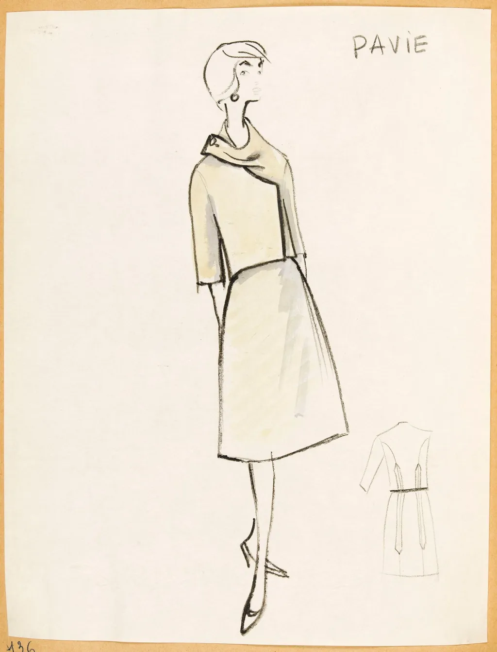 Pavie, by Carven, 1957