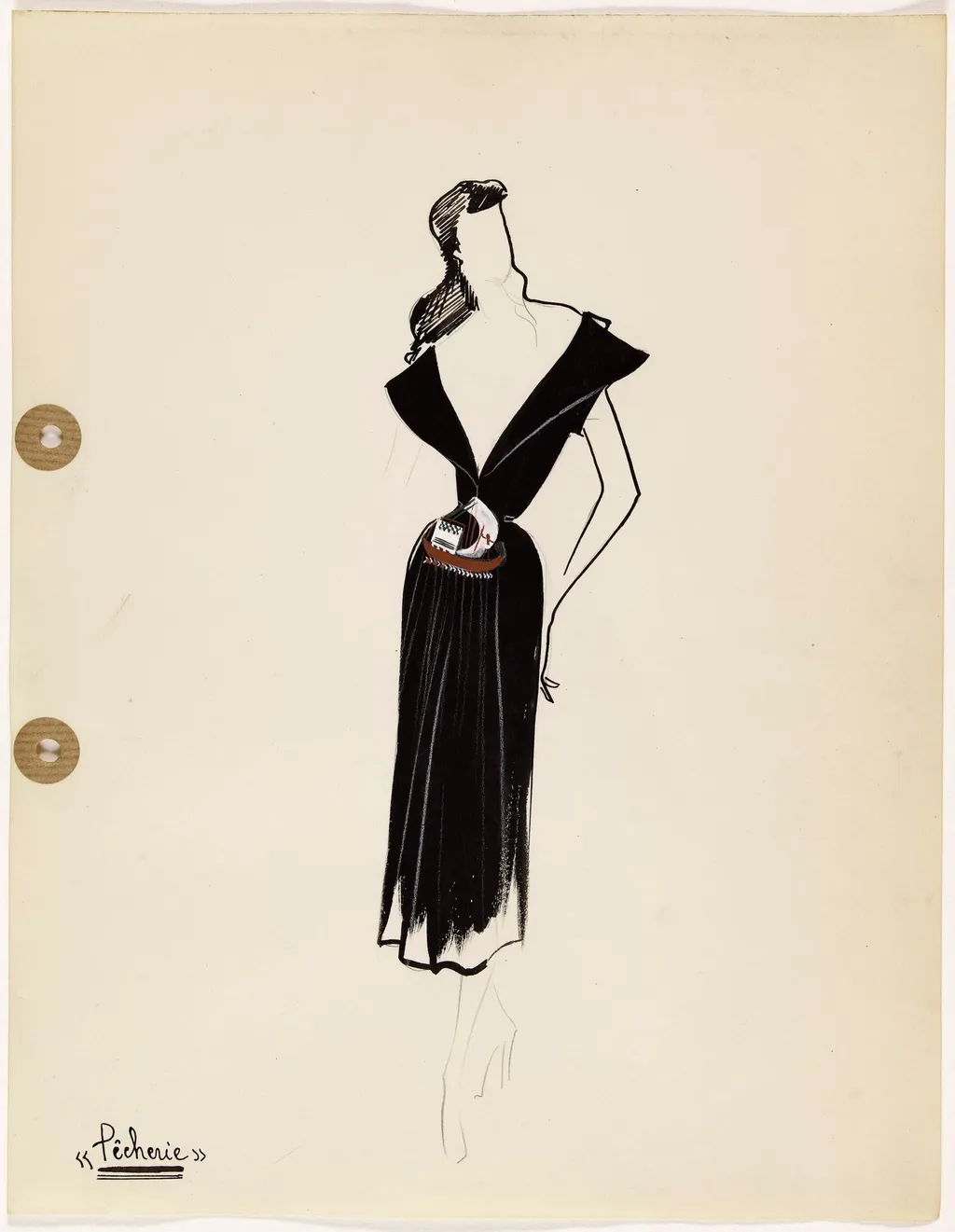 'Pêcherie', by Carven, 1949