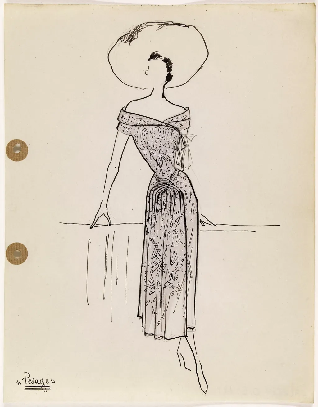 'Pesage', by Carven, 1949