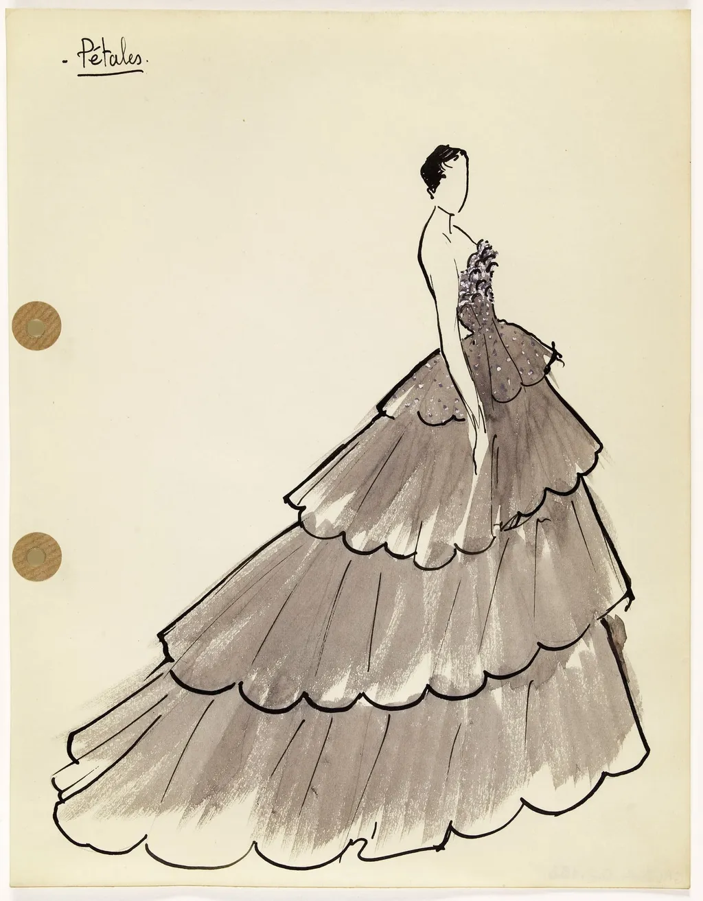 'Pétales', by Carven, 1949